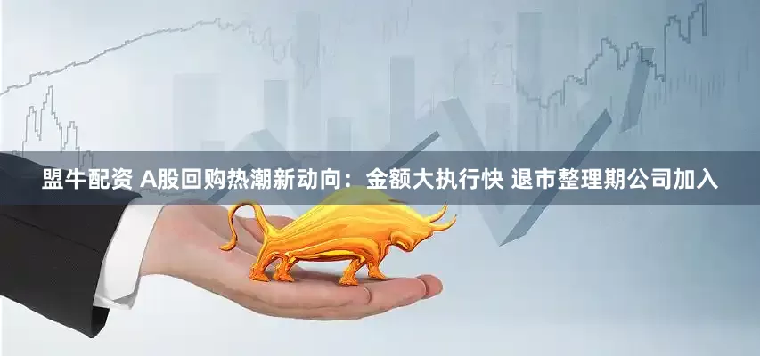 盟牛配资 A股回购热潮新动向：金额大执行快 退市整理期公司加入