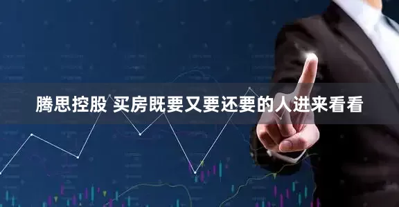 腾思控股 买房既要又要还要的人进来看看